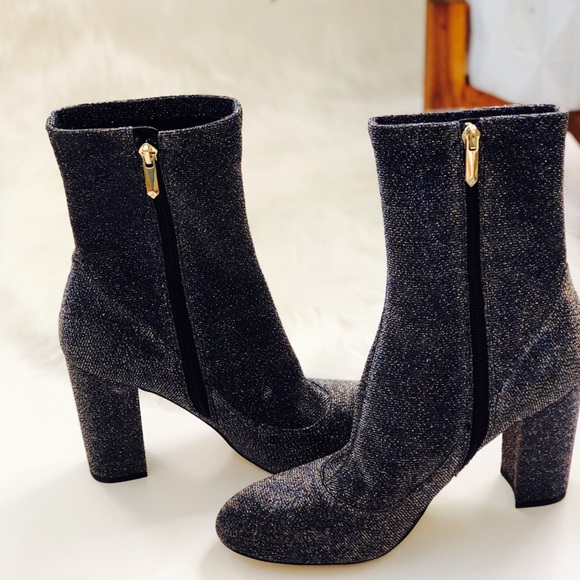 Sam Edelman Glitter Sock Boot NWOB - Picture 7 of 8